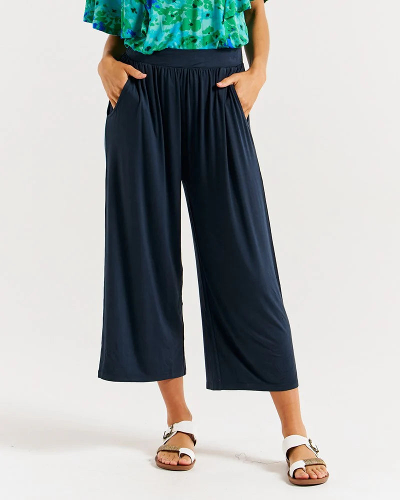 Betty Basics Athena Crop Pants Petrol