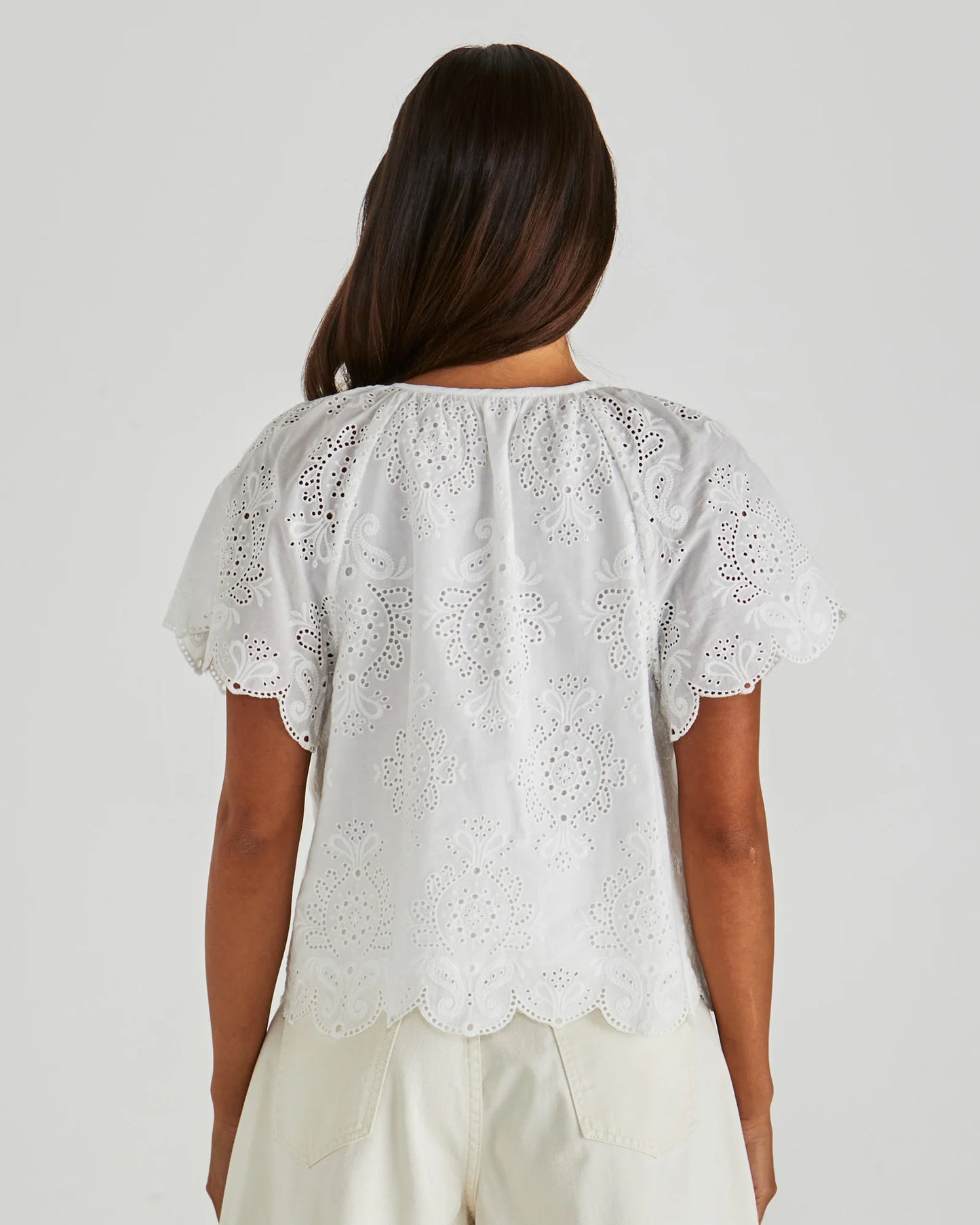 Sass Ani Blouse-White