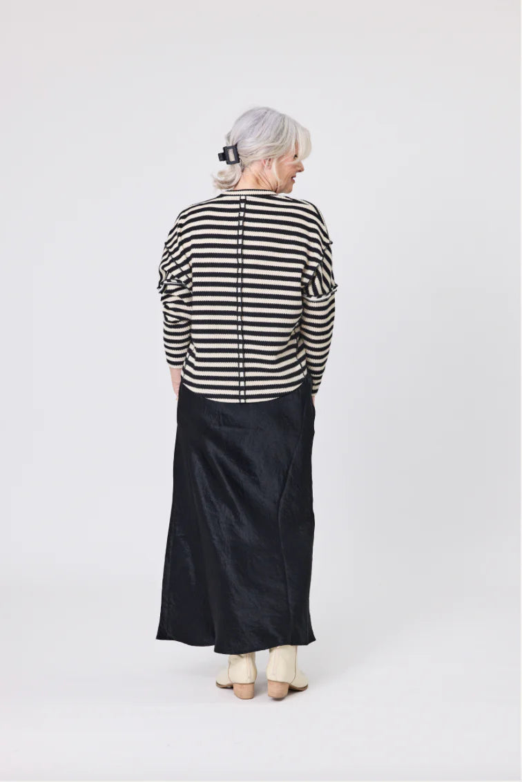 Lemon Tree Alice Top in Black/White