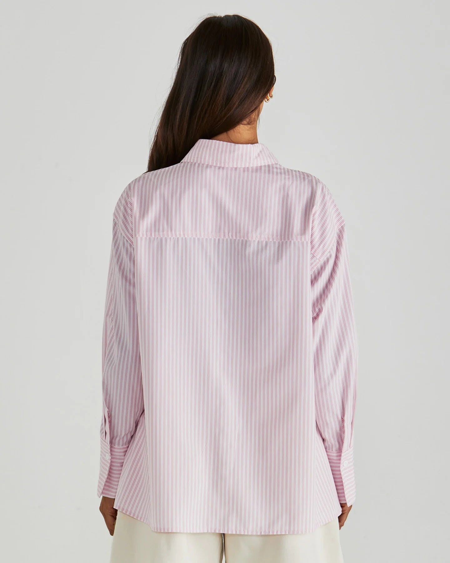 Sass Ambrose Shirt Pink Stripe