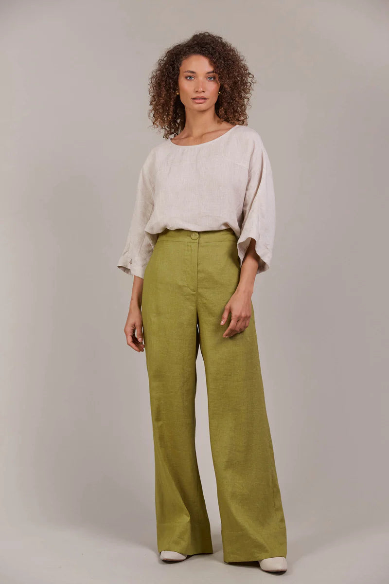 Eb & Ive Laax Pant Chartreuse