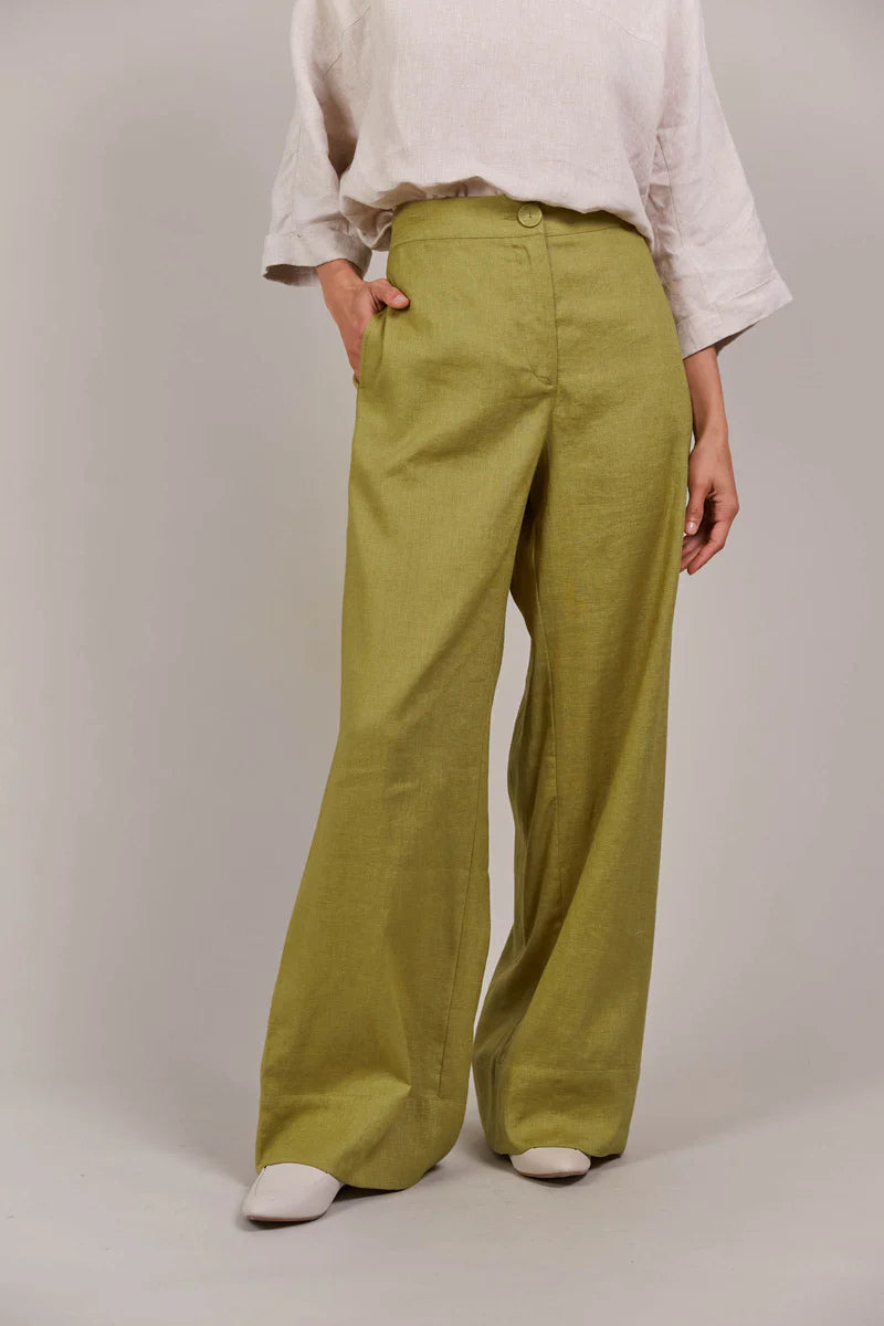 Eb & Ive Laax Pant Chartreuse