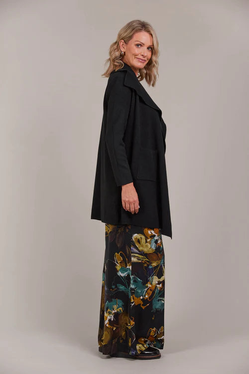 Eb & Ive Palmer Relaxed Cardigan Black