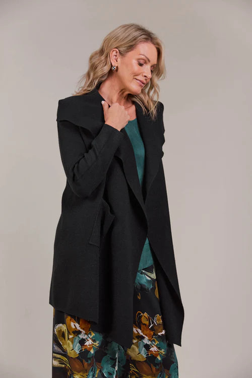 Eb & Ive Palmer Relaxed Cardigan Black