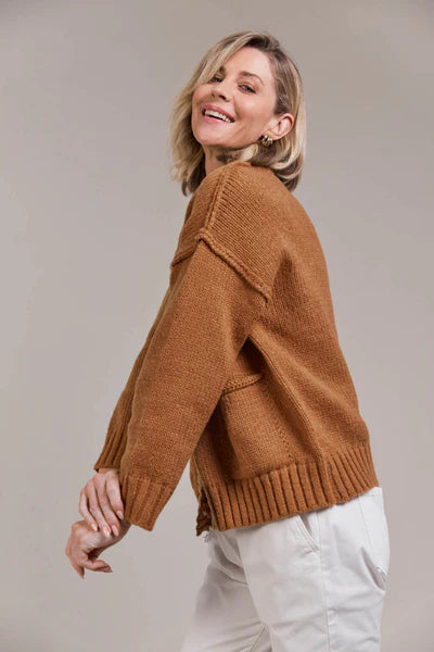 Eb & Ive Katana Cardigan Hazel