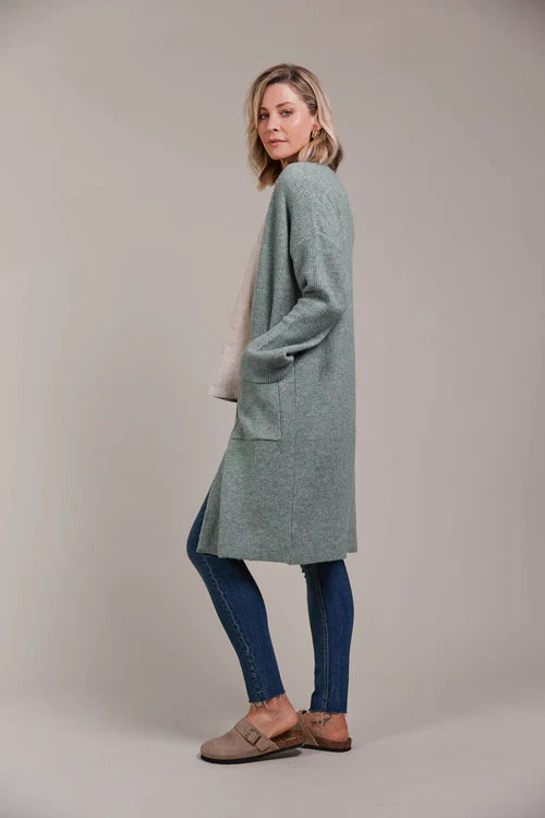 Eb & Ive Merano Oversize Cardigan Jasper