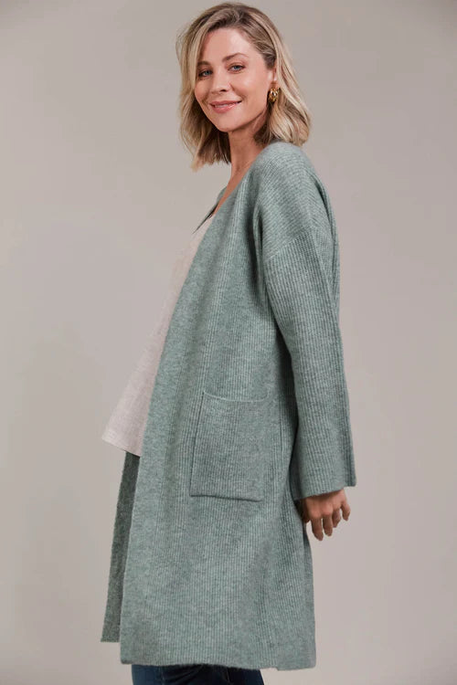Eb & Ive Merano Oversize Cardigan Jasper