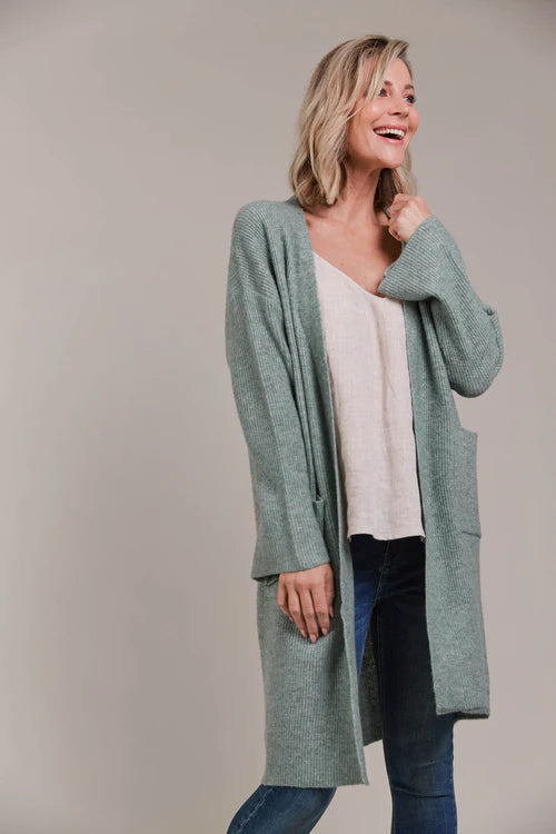 Eb & Ive Merano Oversize Cardigan Jasper