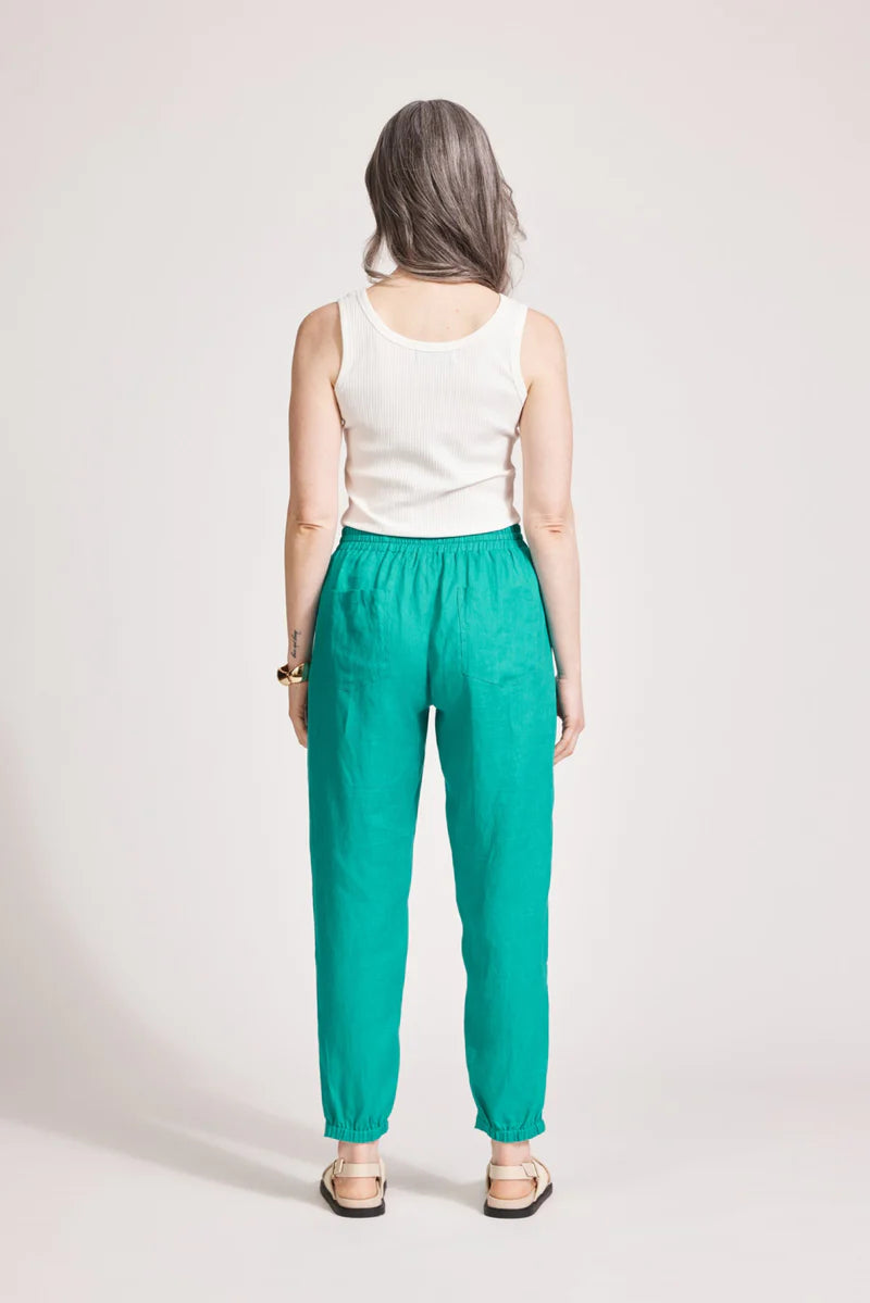 Eb & Ive Miramar Pant-Lagoon