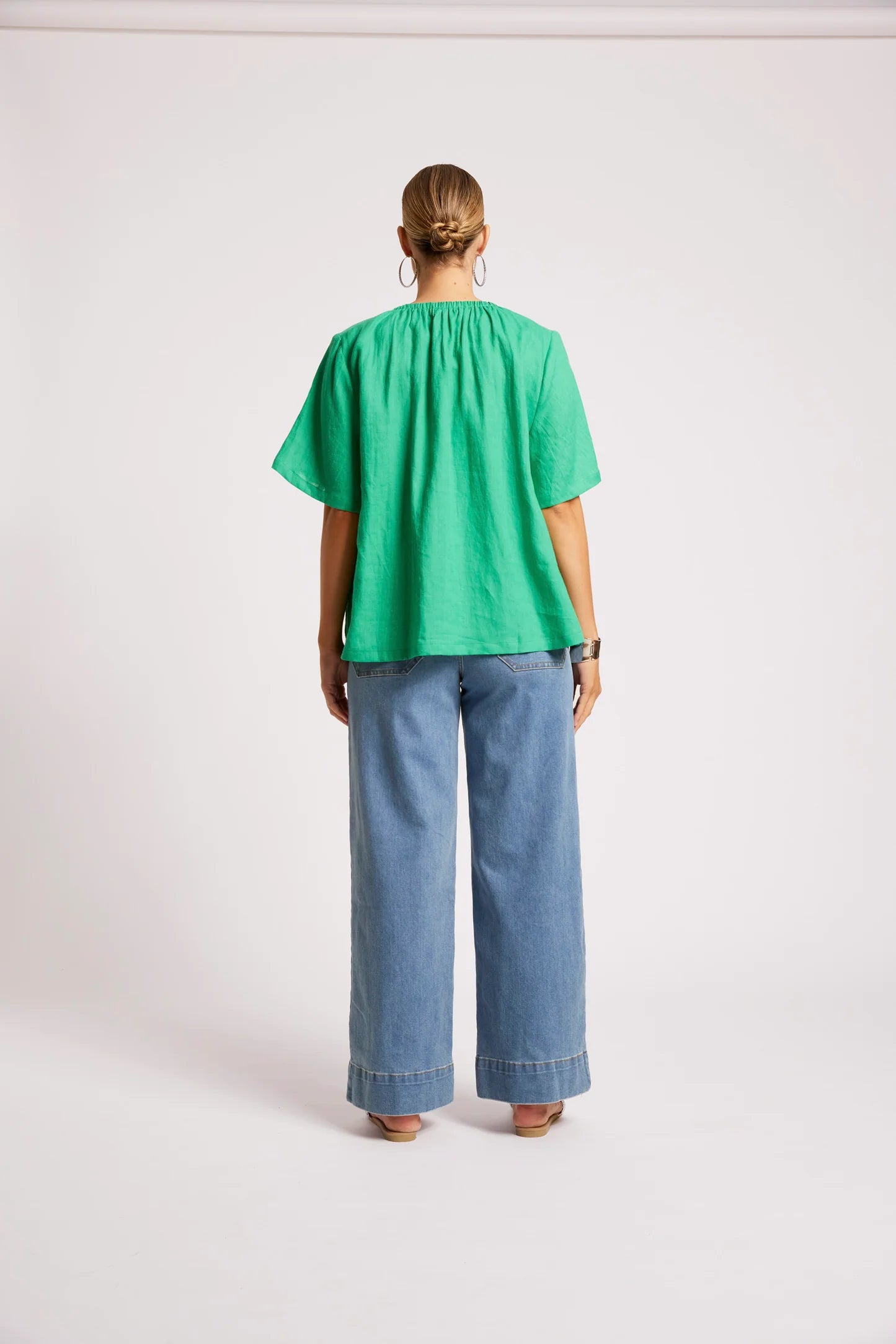 Eb+Ive Cove Relaxed Top Jade