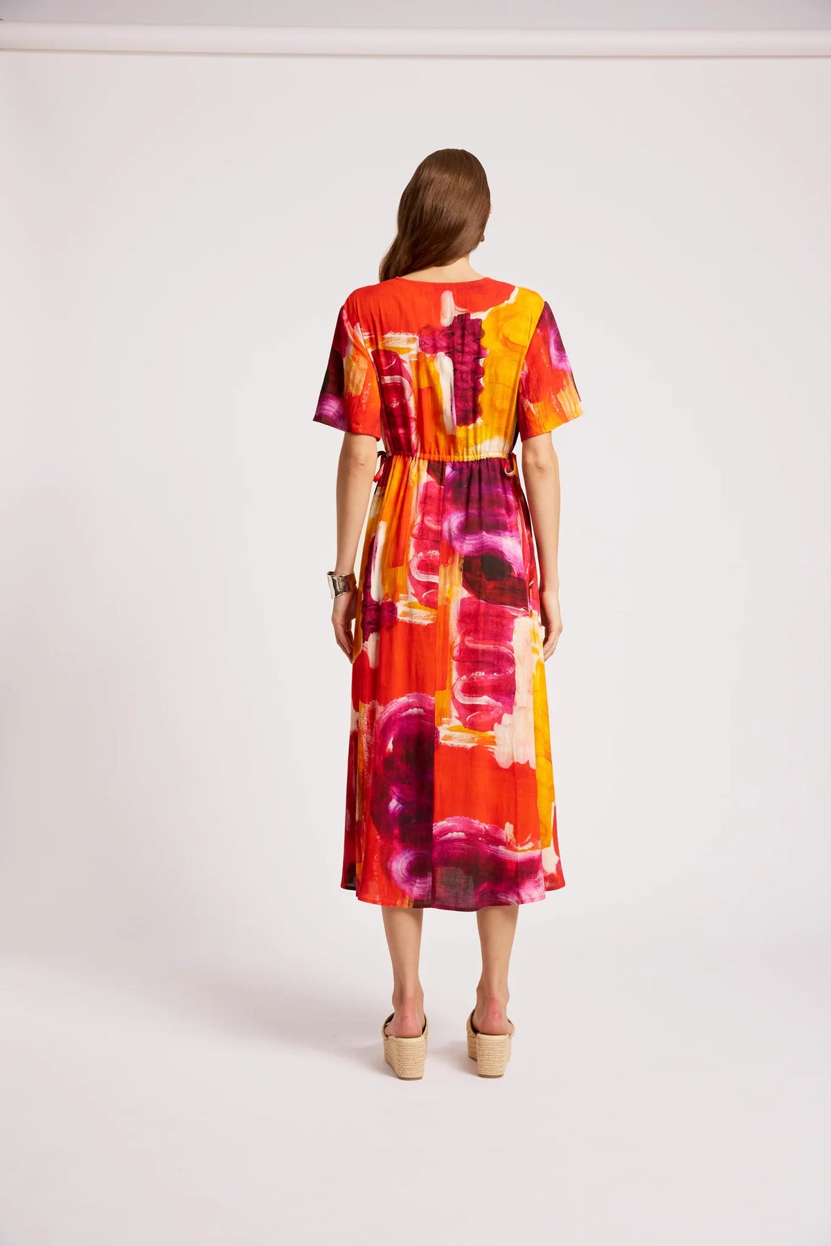 Eb+Ive Palmera Tie Maxi Dress Solara