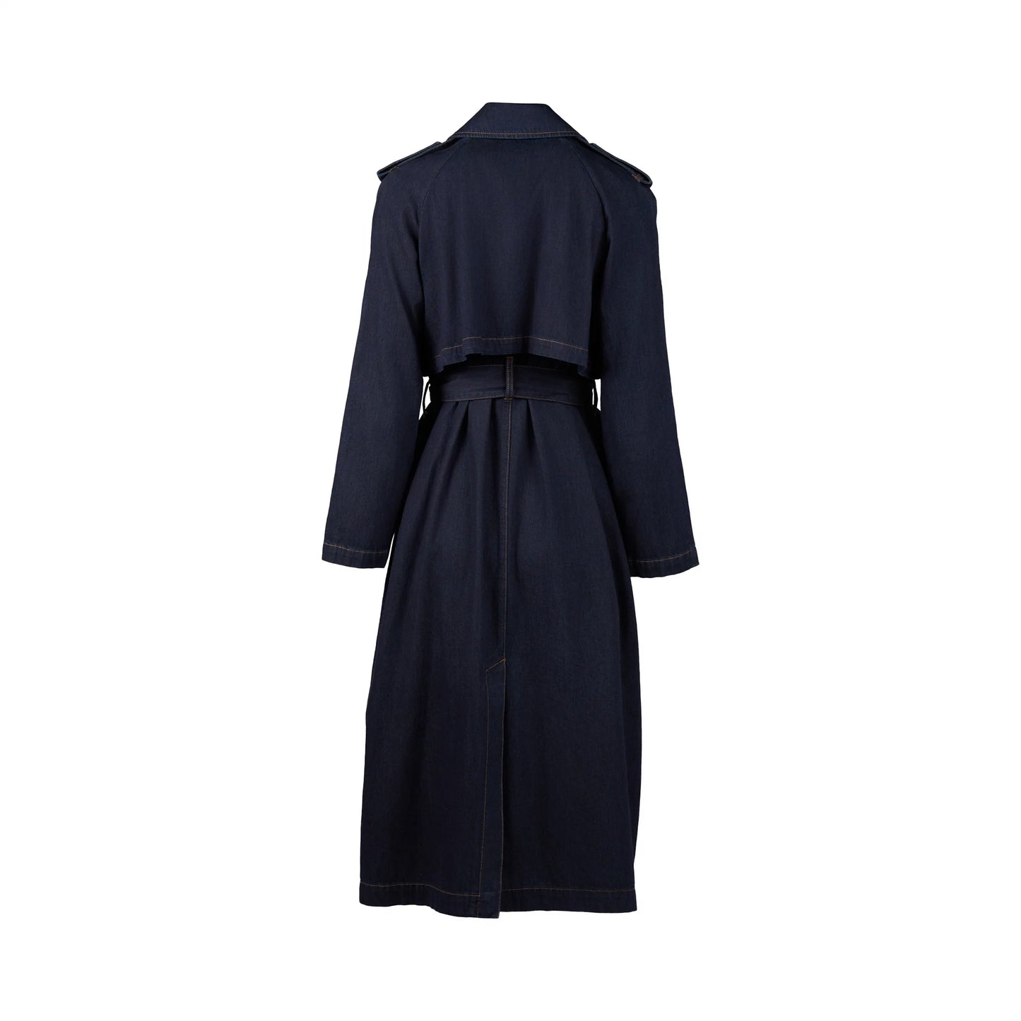 Vassalli Denim Trench Dark Denim