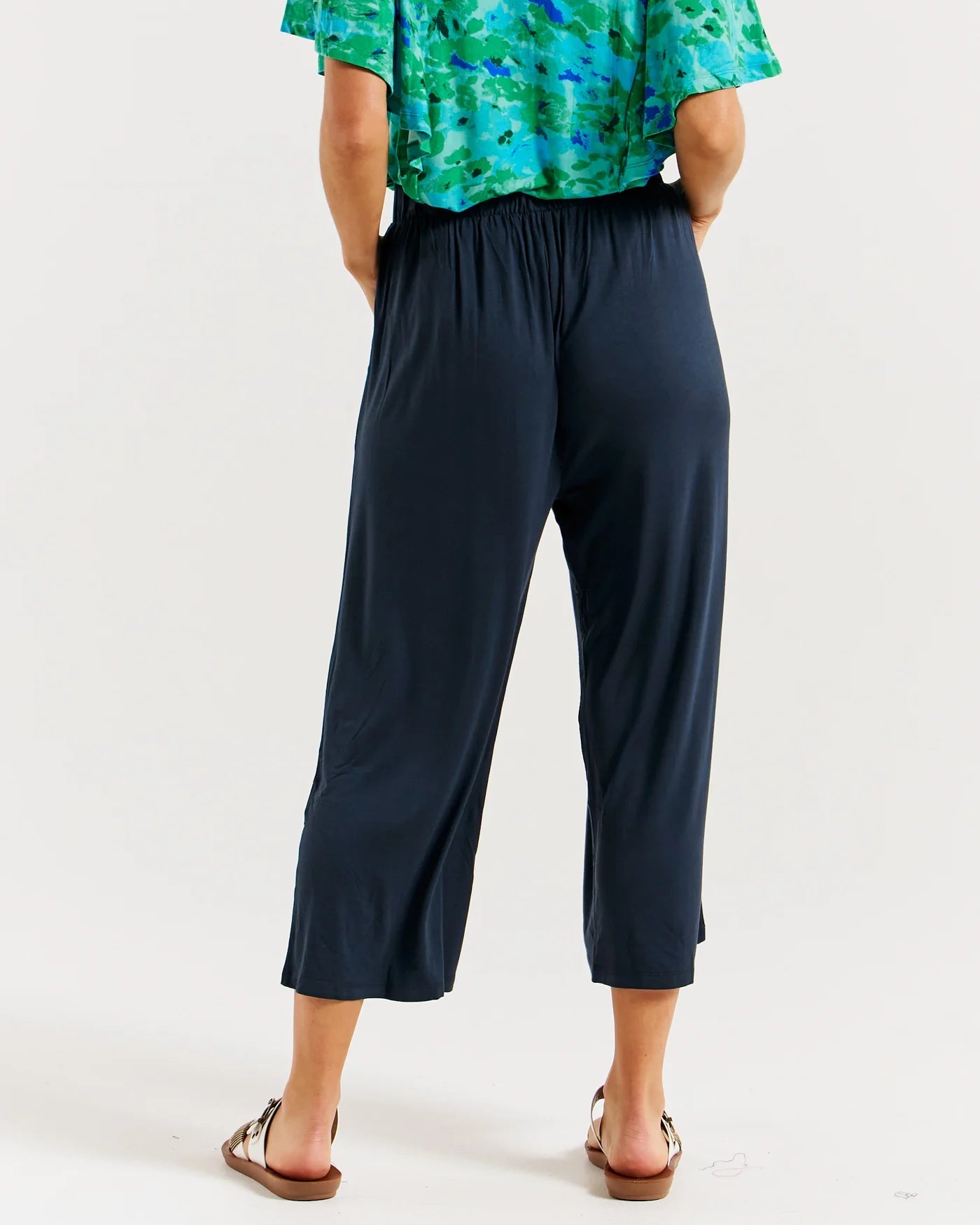 Betty Basics Athena Crop Pants Petrol