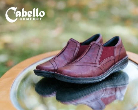 Cabello 761-27 Dark Burgundy Shoes