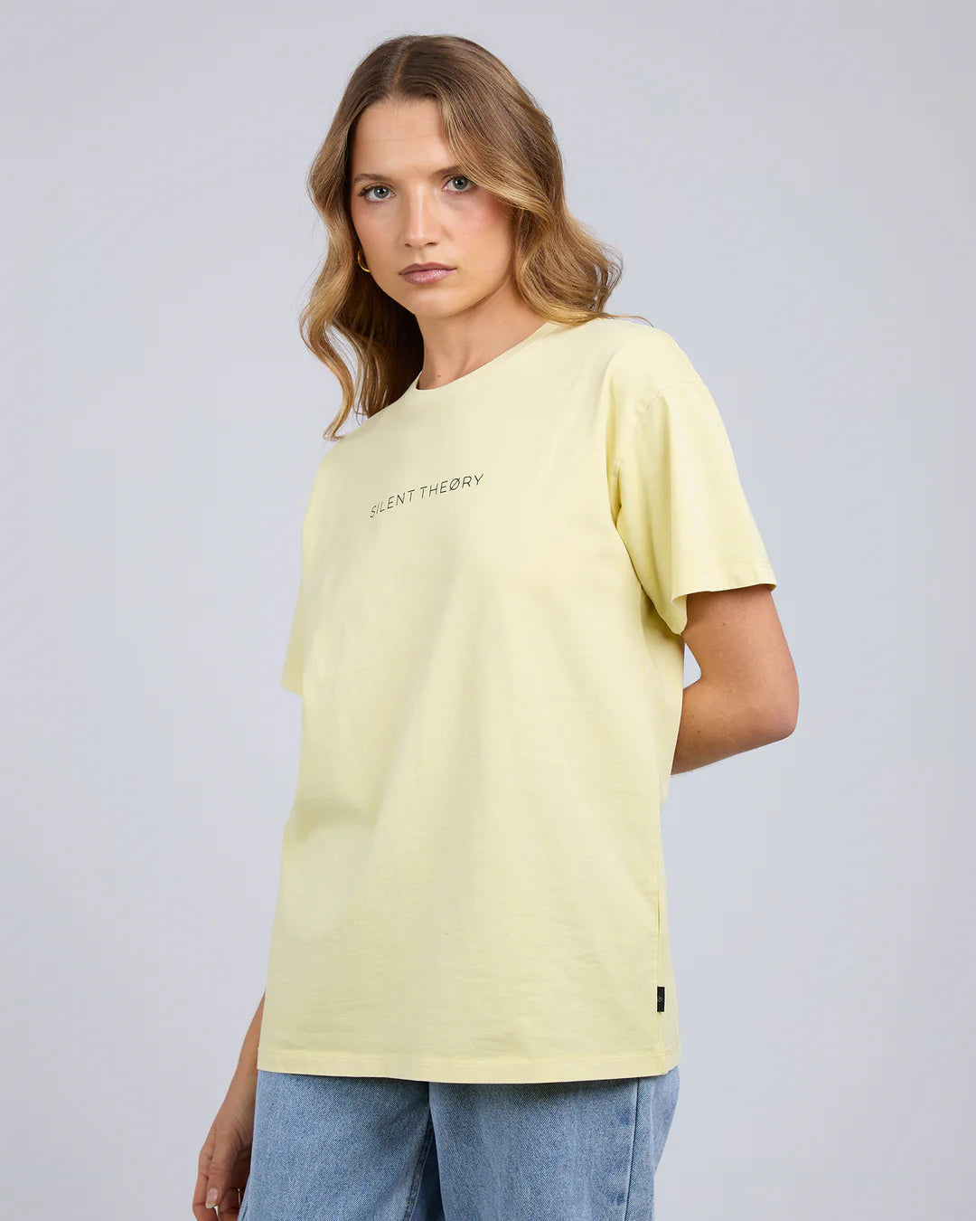 Silent Theory Logo Tee-Lemon