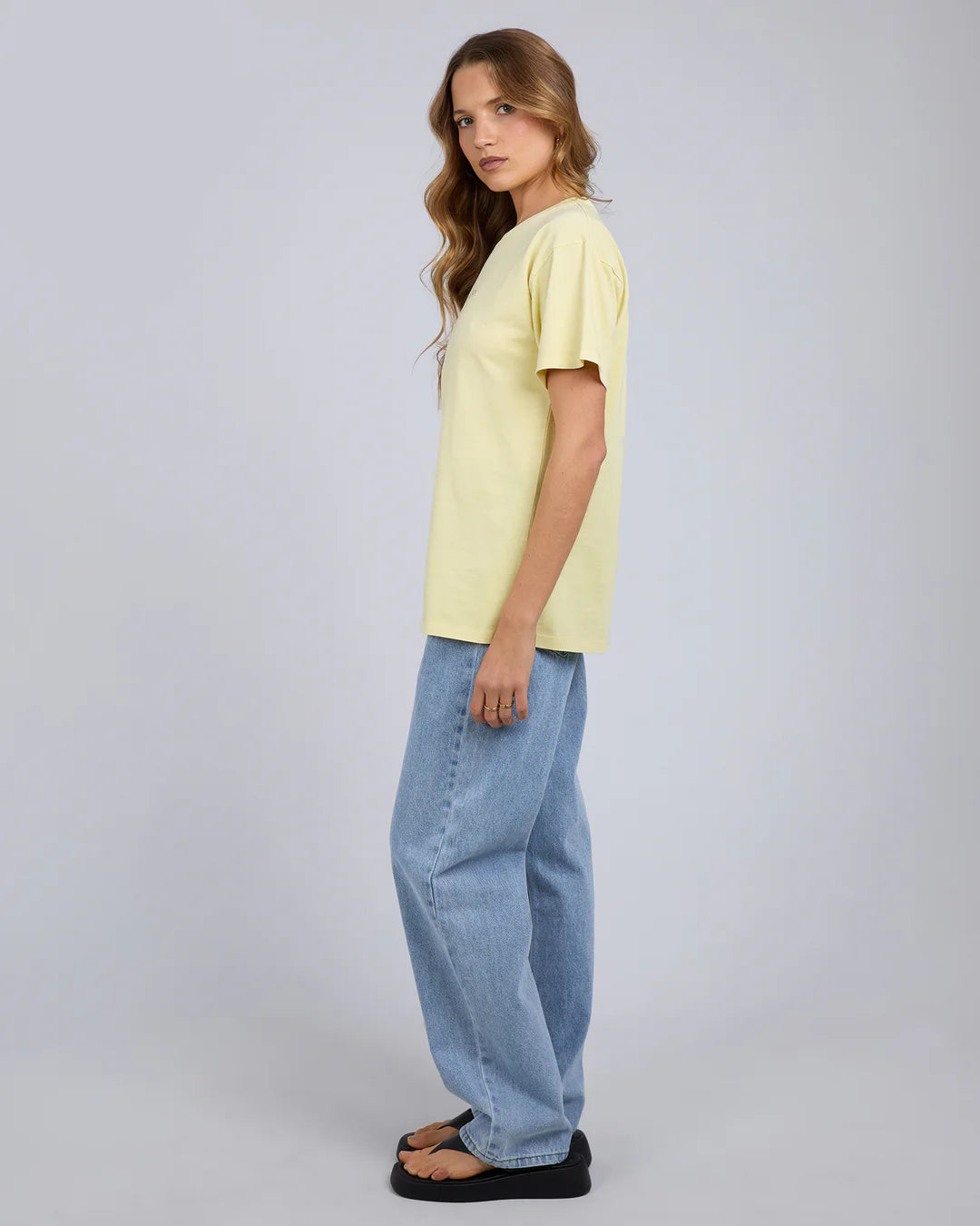 Silent Theory Logo Tee-Lemon