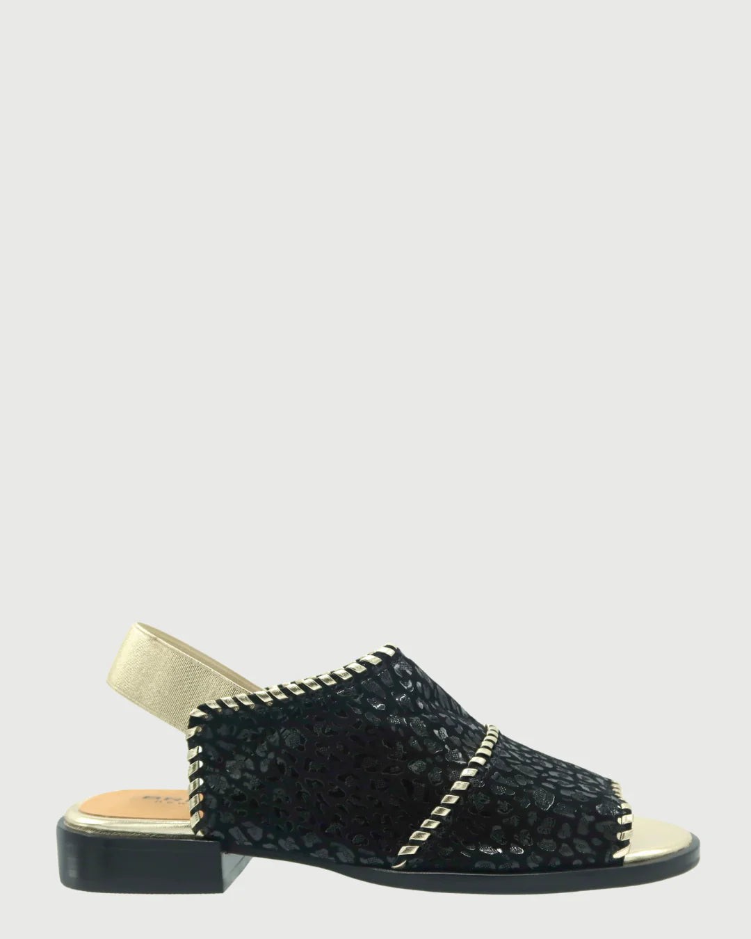 Bresley Serenade Black Leopard Sandal