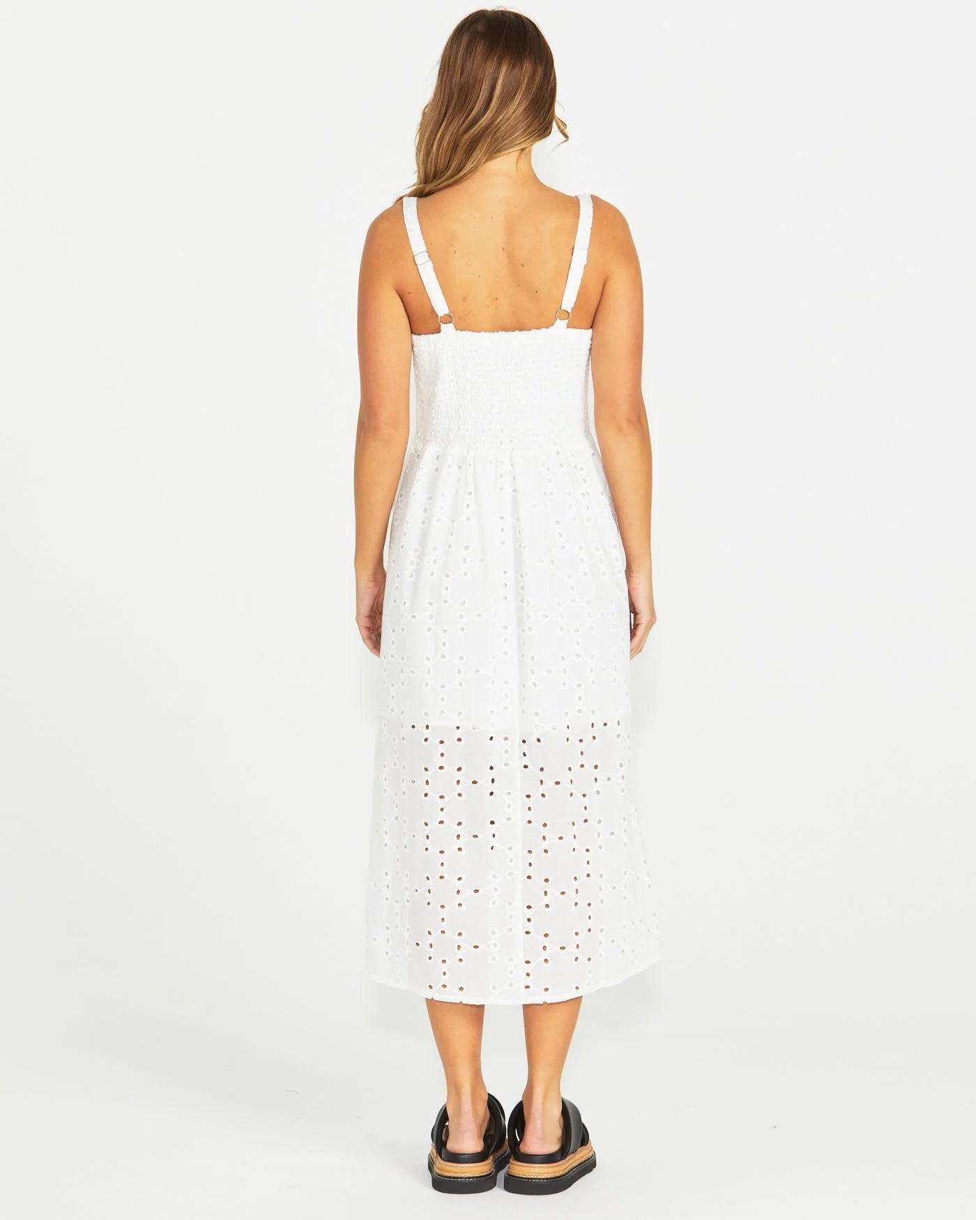 Sass Kirby Midi Dress Ivory