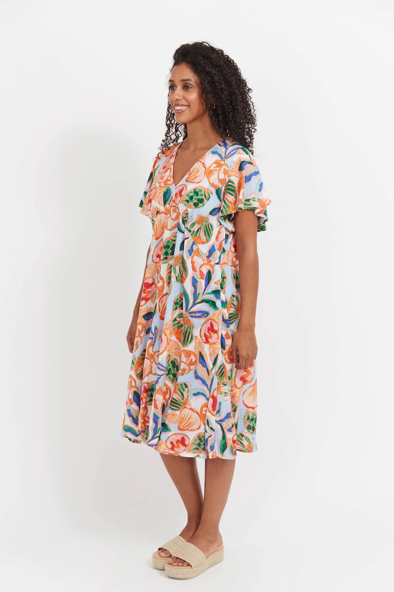 Haven Baja Dress -Tide