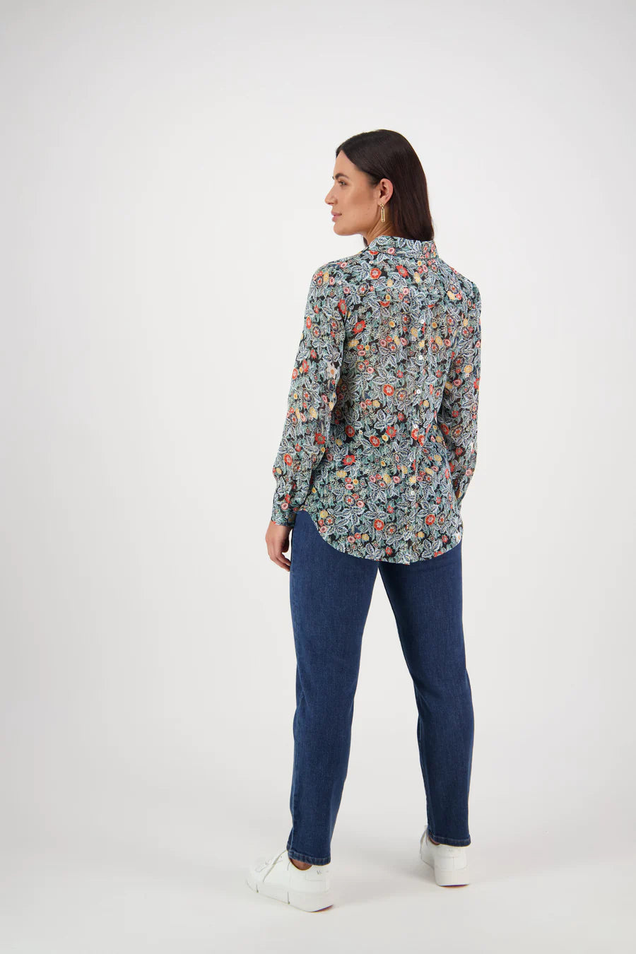 Vassalli Shirt w Button Back Ellery