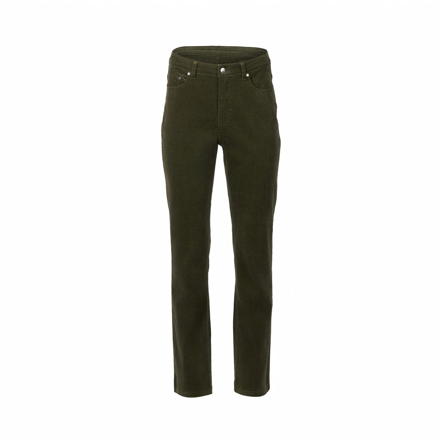 Vassalli Full Length Pinwhale Cord Pant Deep Sage