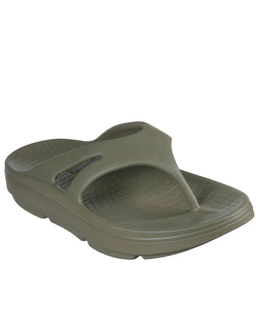 Skechers Mens Recovery Sandals Olive - Main Image