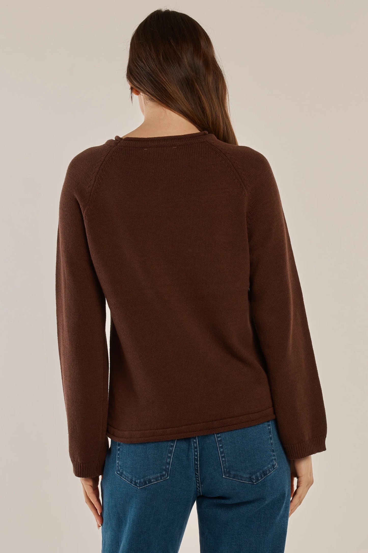 Betty Basics Carrie Knit Jumper Espresso Brown