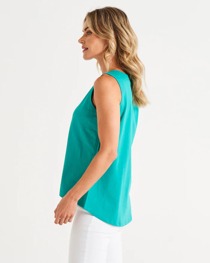 Betty Basics Josie Tank Teal