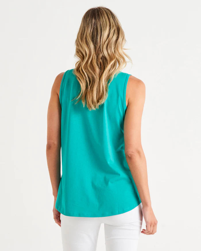 Betty Basics Josie Tank Teal