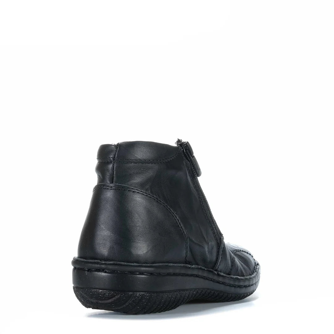 Cabello 5250-27 Crinkle Black Boot