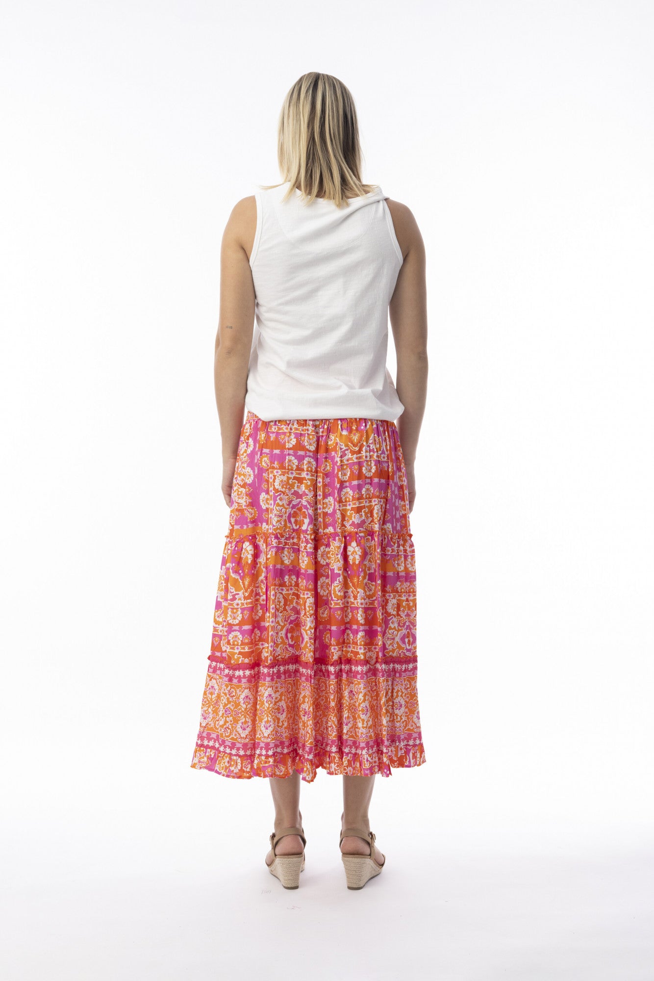 Orientique Montevideo Skirt Pink