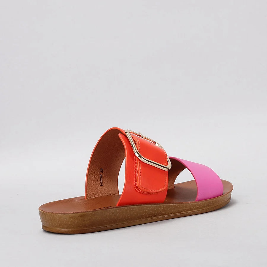 CC Resorts Velma Fuchsia/Orange Sandal