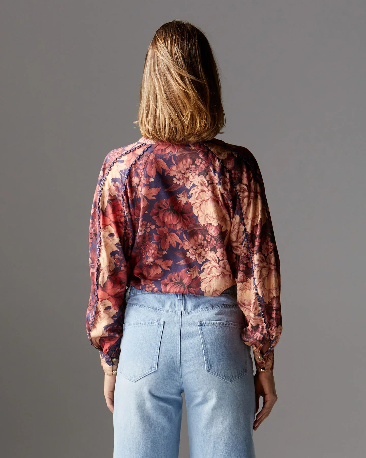 Fate & Becker Berry Kiss Blouse Floral