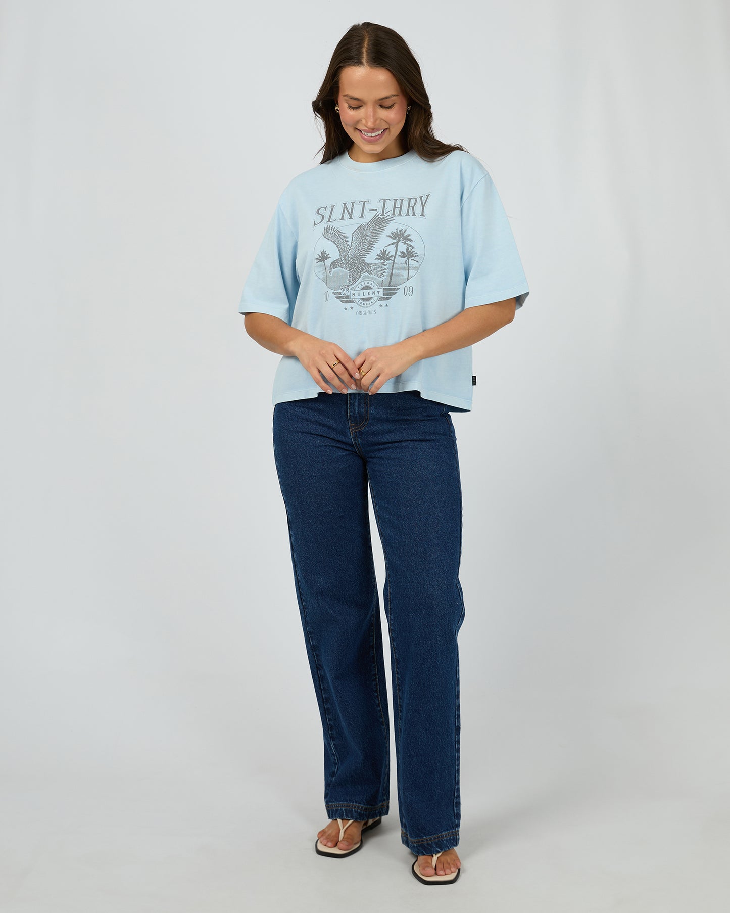 Silent Theory Original Eagle Tee Light Blue
