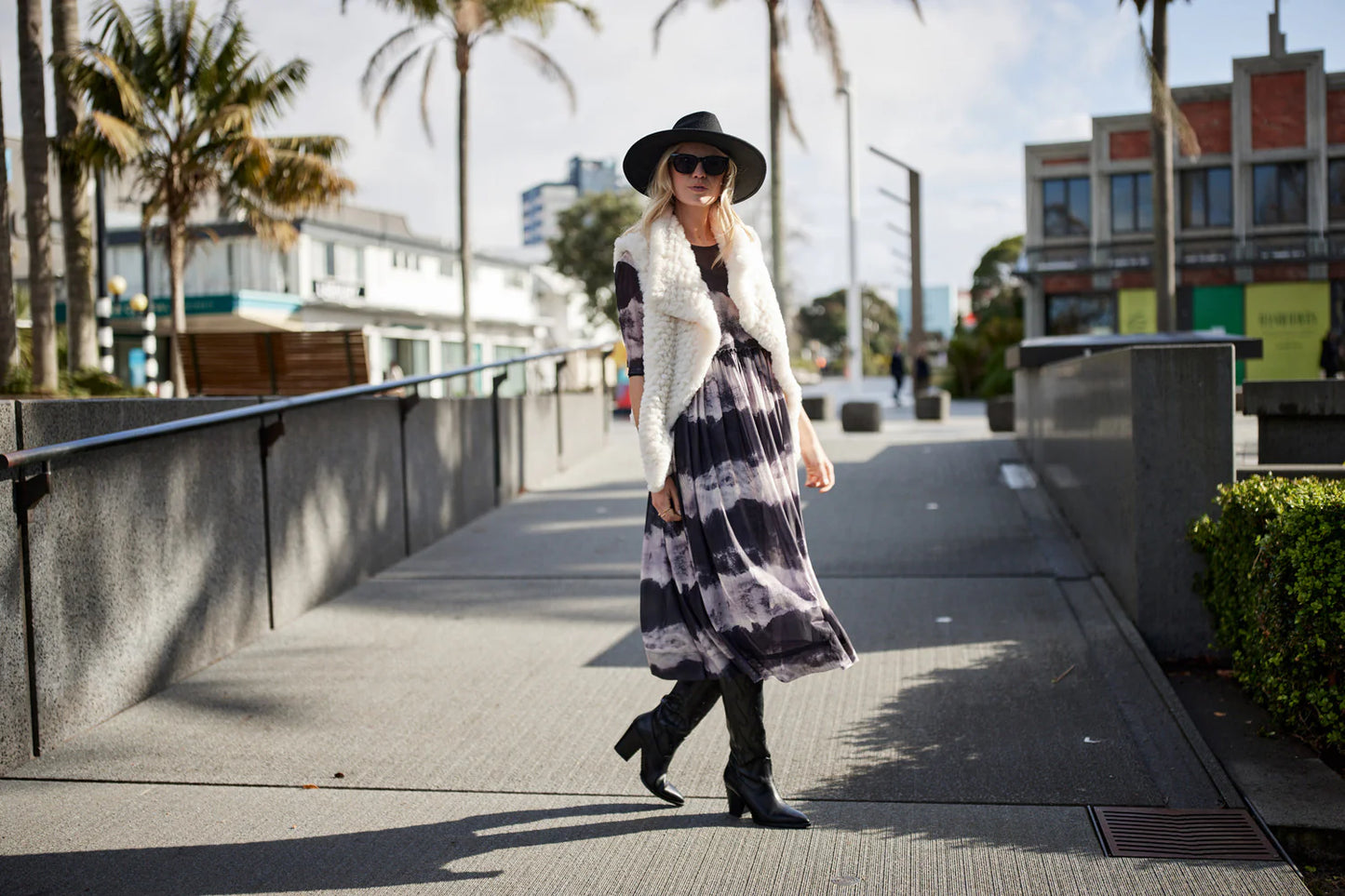 Lemon Tree Sarai Dress Dark Clouds