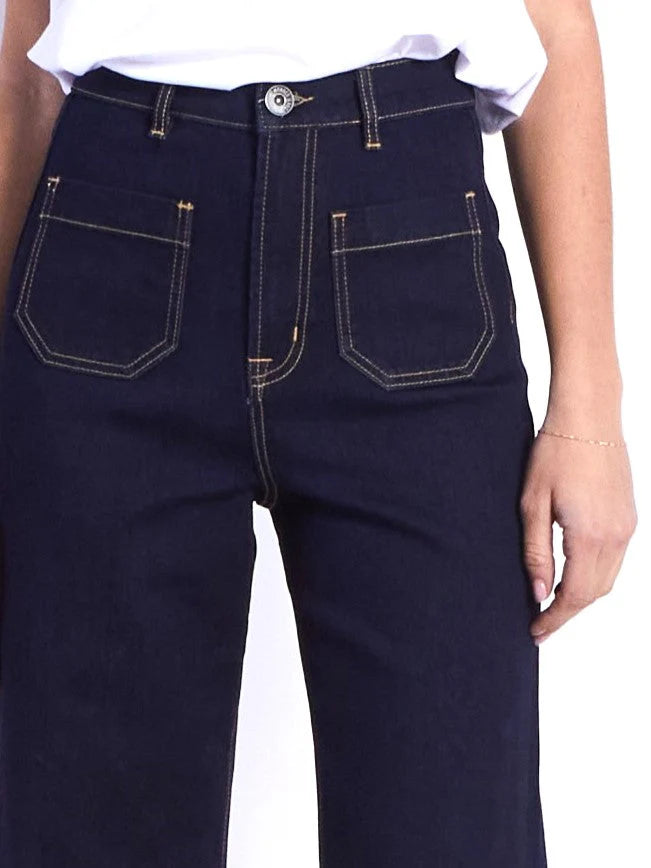 Monaco Milan Flare Jean Ink