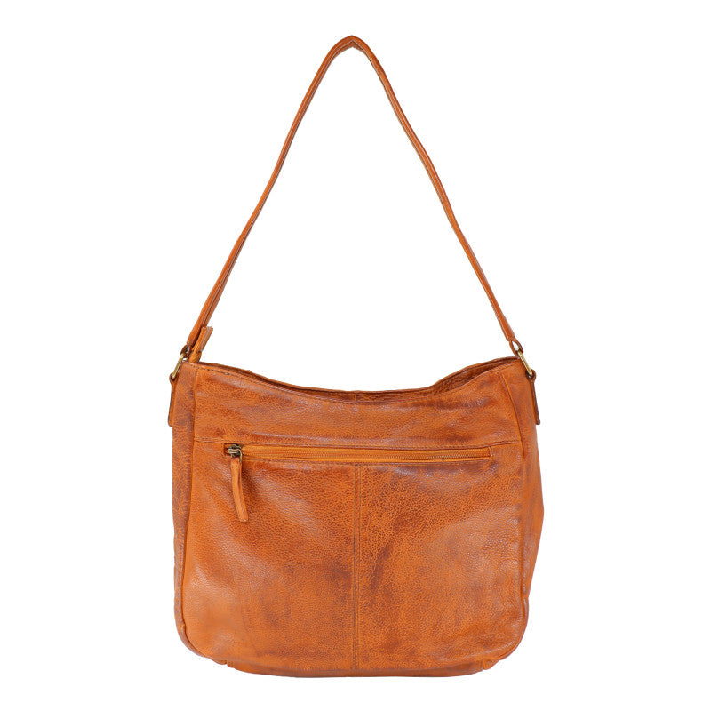 Baron Hand Finished Shoulder Bag Tan