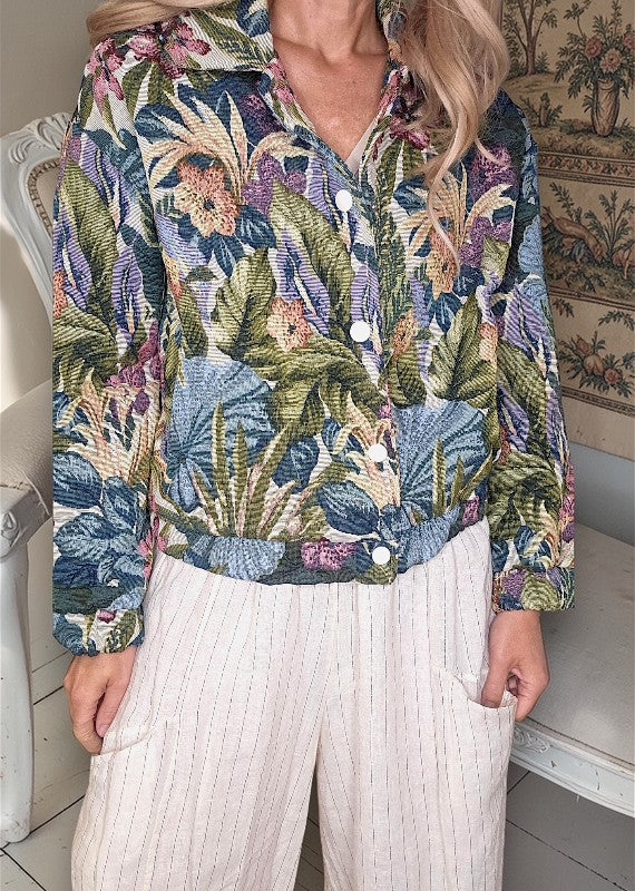 Helga May Tapestry Monstera Jacket
