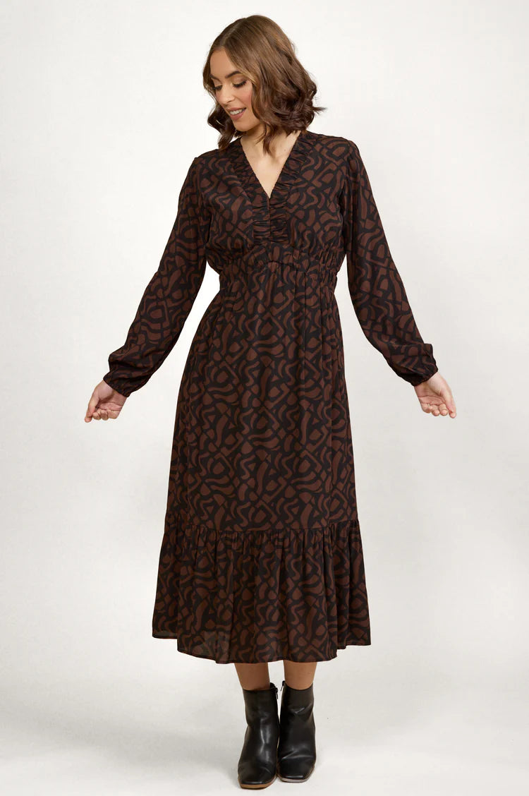 Knewe Jolene Dress mocha