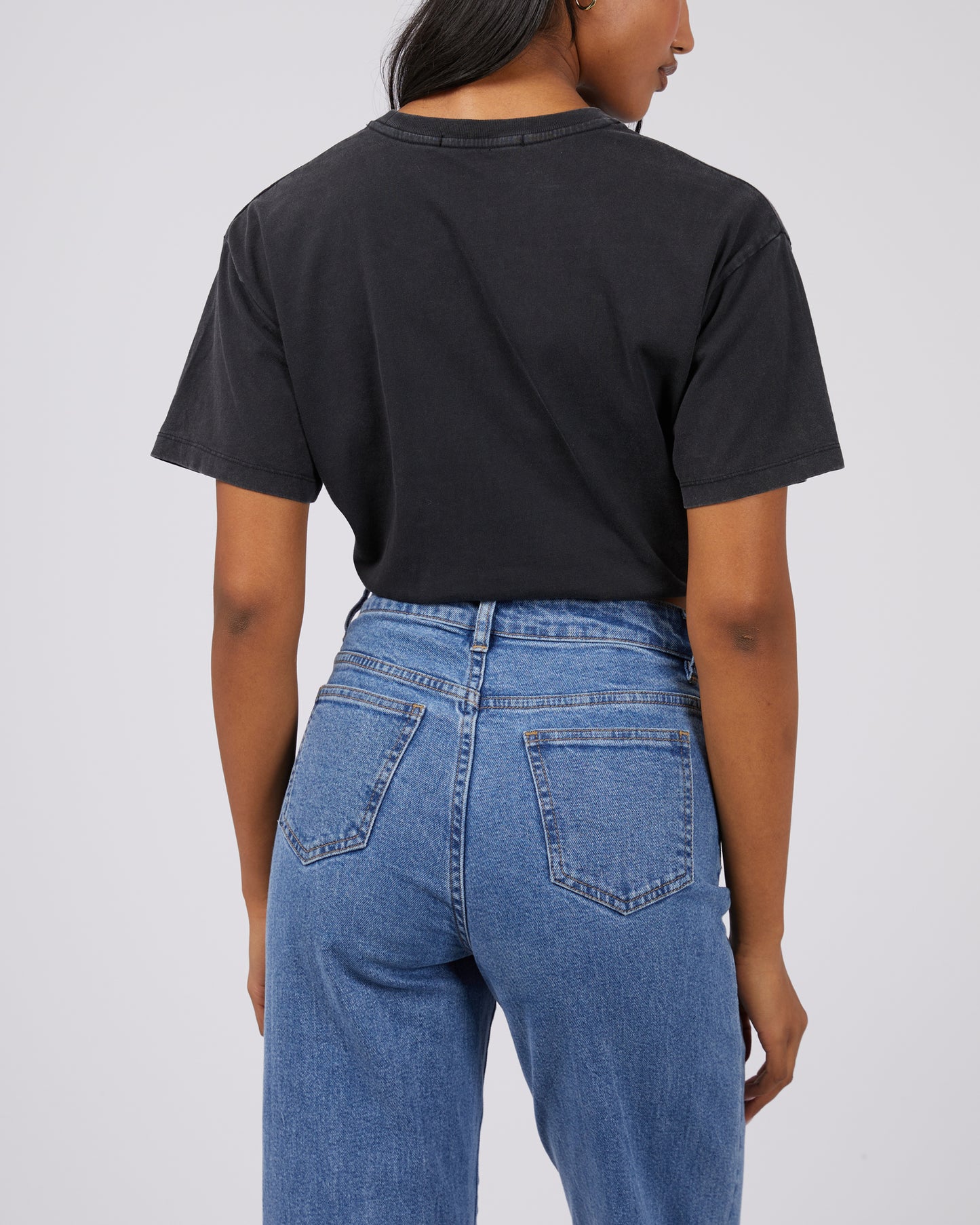 Silent Theory Joshua Tree Tie Tee Washed Black