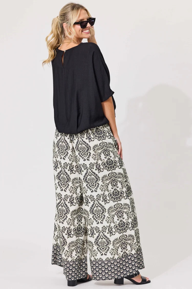 Lemon Tree India Pants Black Persian