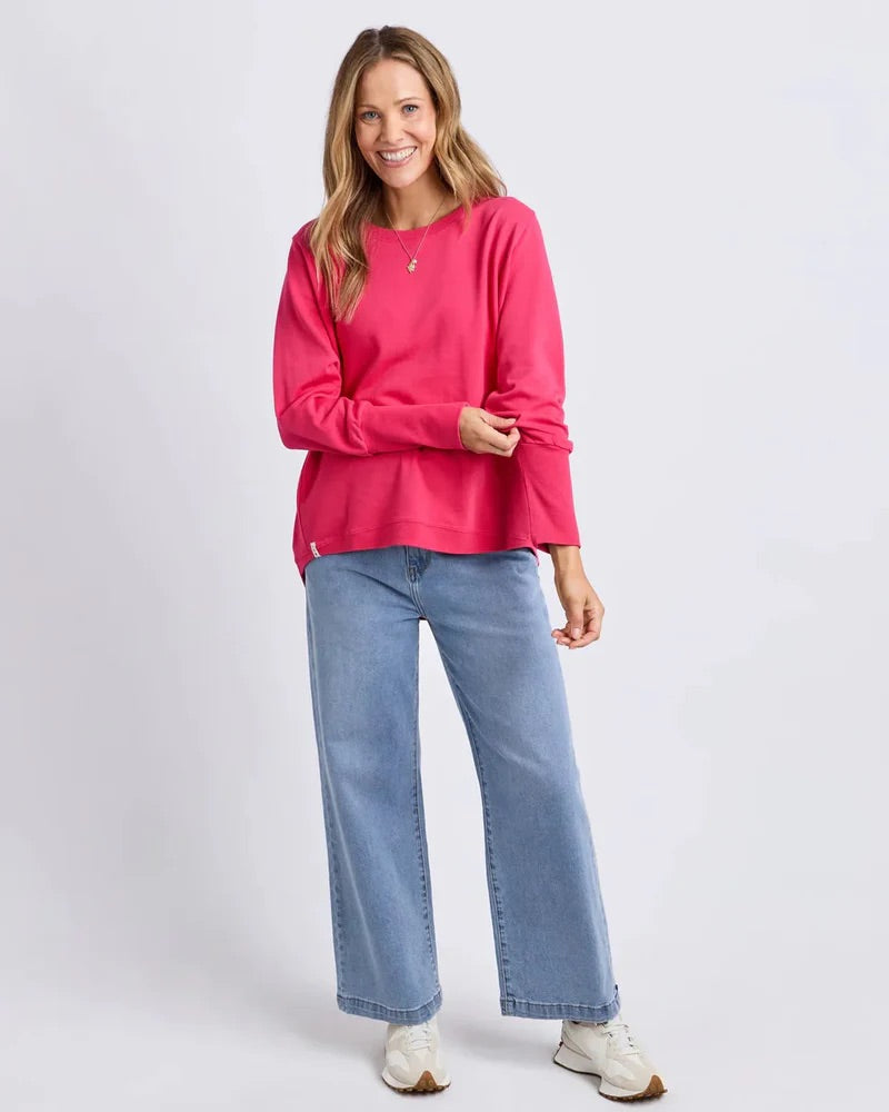 Elm Divine Crew Dark Pink