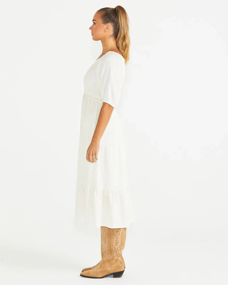 Sass Harley Midi Dress Oatmeal