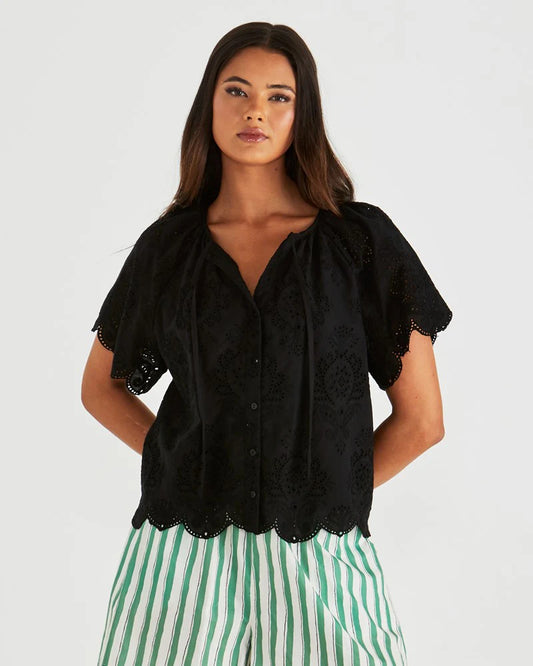 Sass Ani Blouse-Black