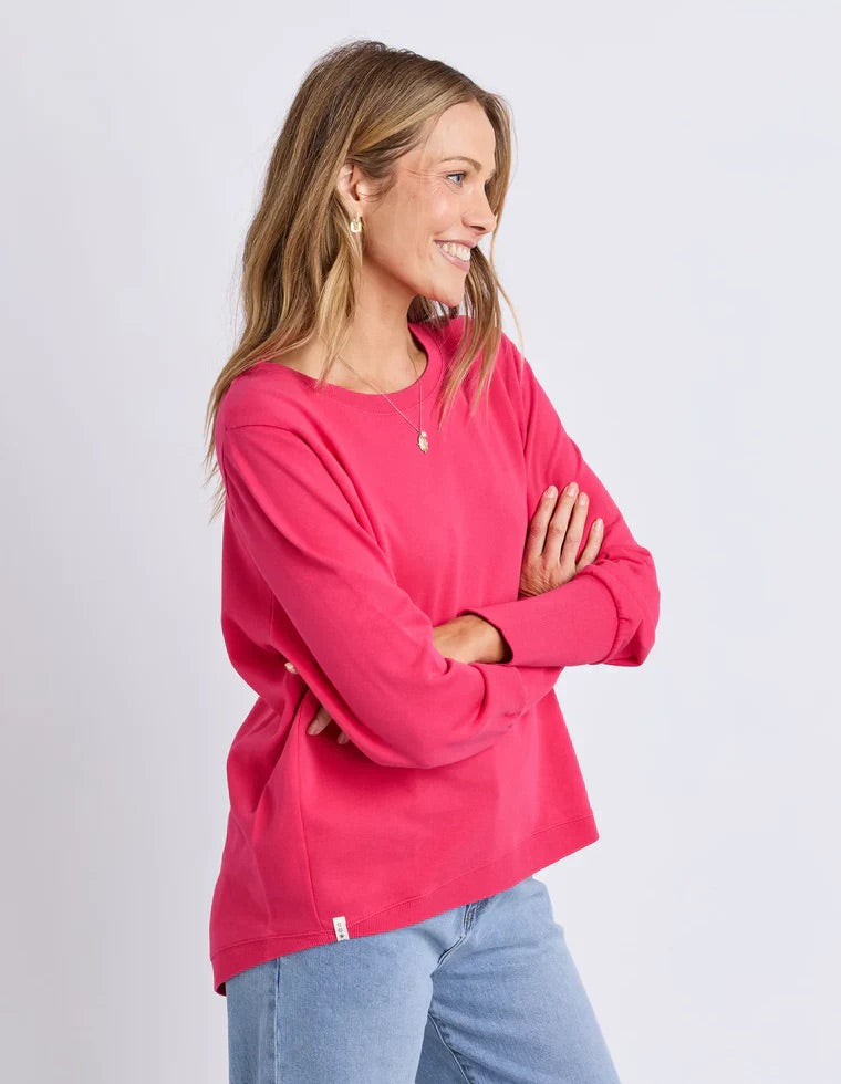Elm Divine Crew Dark Pink