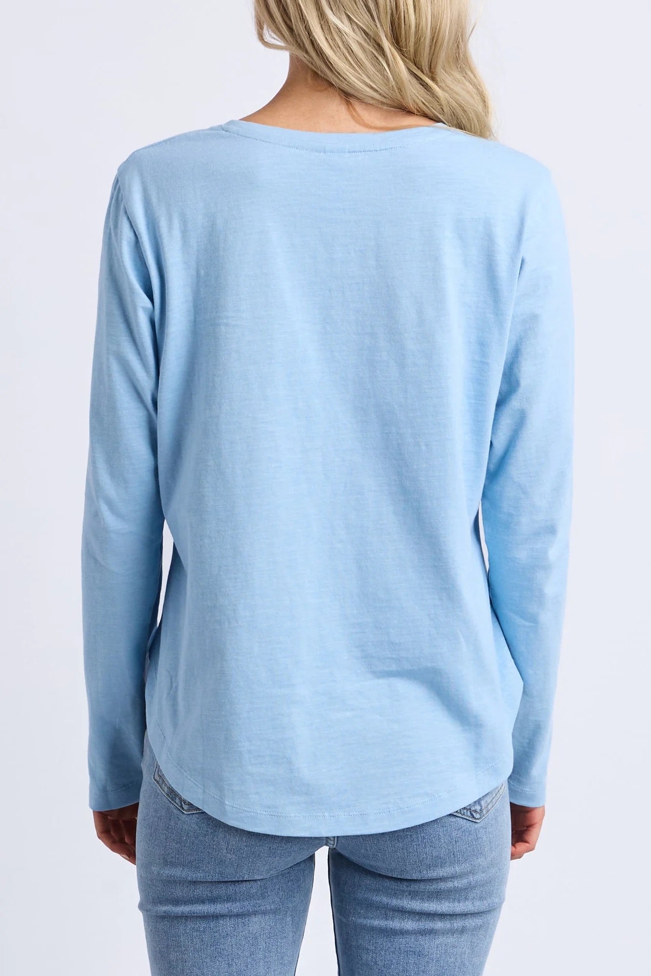 Elm Everyday L/S Tee Light Blue