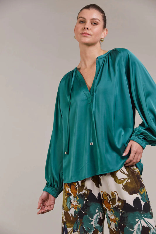Eb & Ive Ivy Blouse Teal