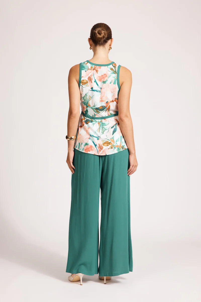 Eb & Ive Alegria Spliced Tank-Estate/Teal