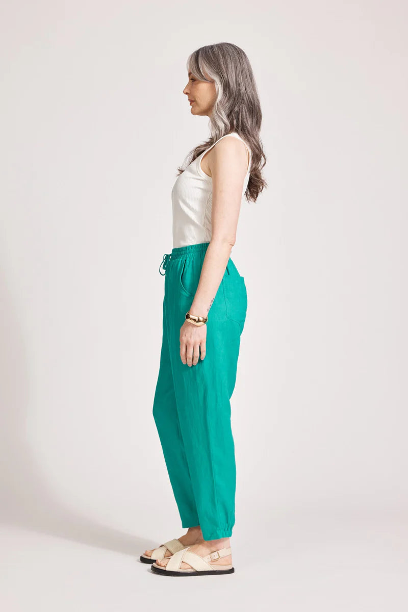 Eb & Ive Miramar Pant-Lagoon