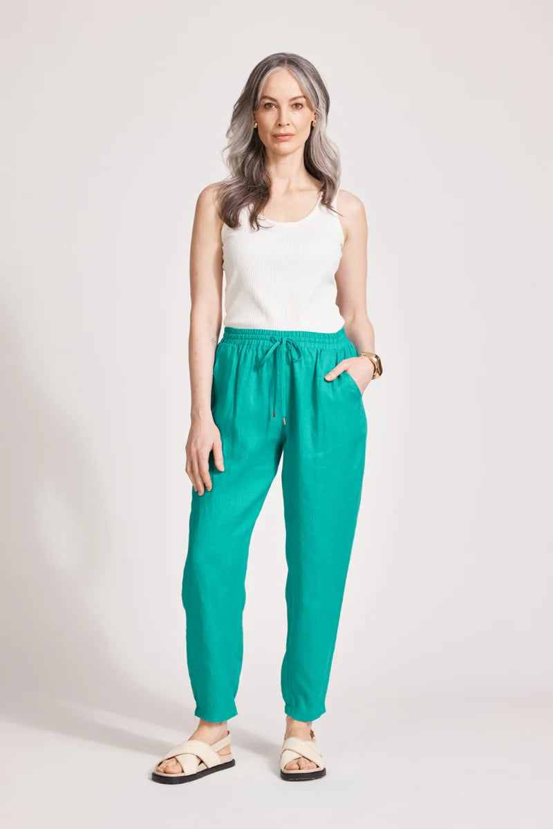 Eb & Ive Miramar Pant-Lagoon